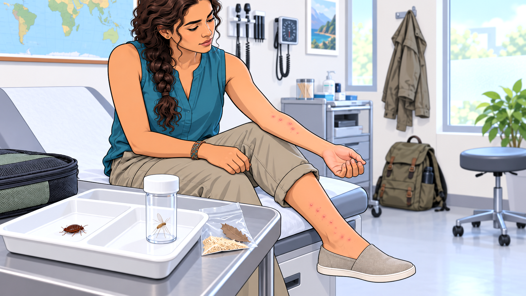 Bed Bug Bites vs. Sand Fly Bites