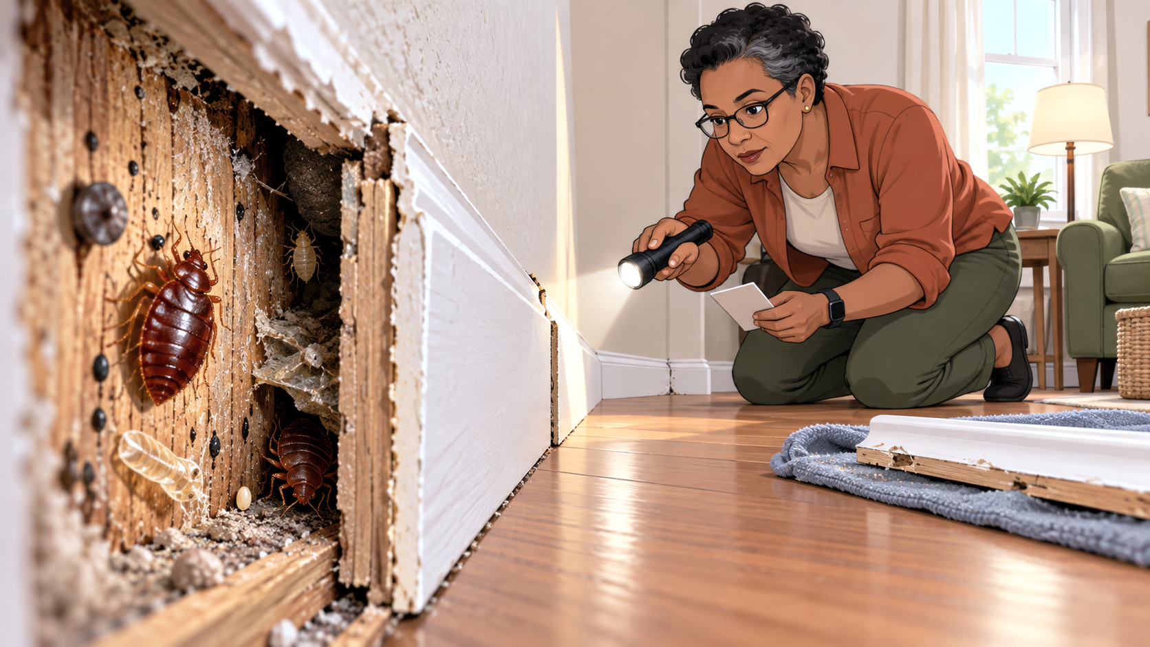 Can Bed Bugs Hide in Baseboards?