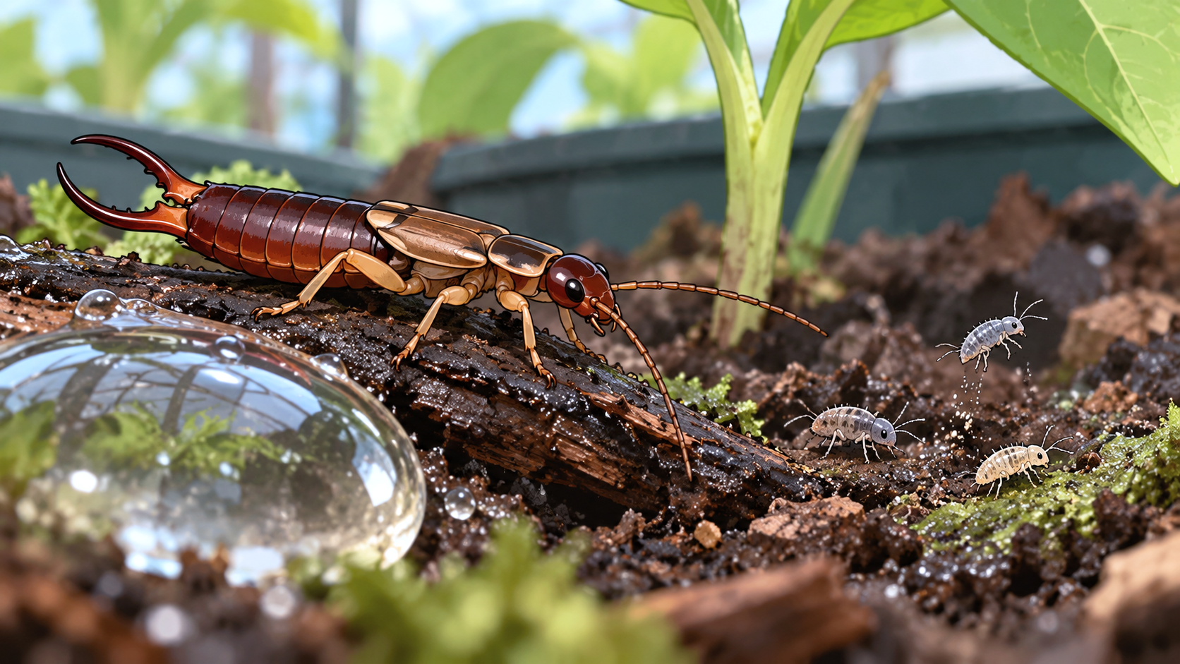 Earwig vs. Springtail