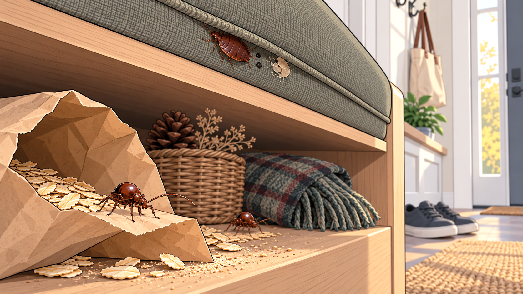 Spider Beetles vs. Bed Bugs