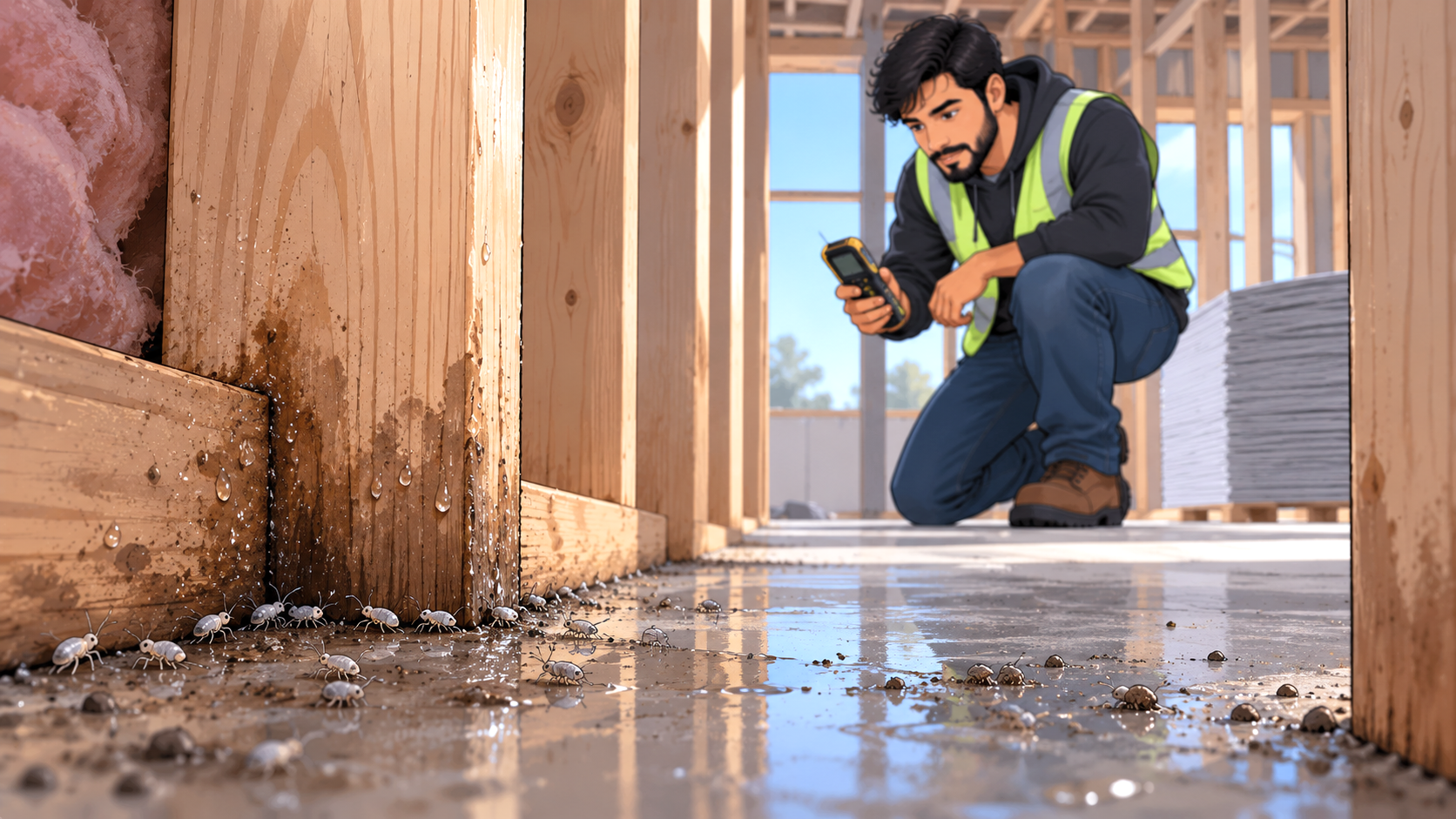 Why Do Springtails Show Up in a New Constructed Home?