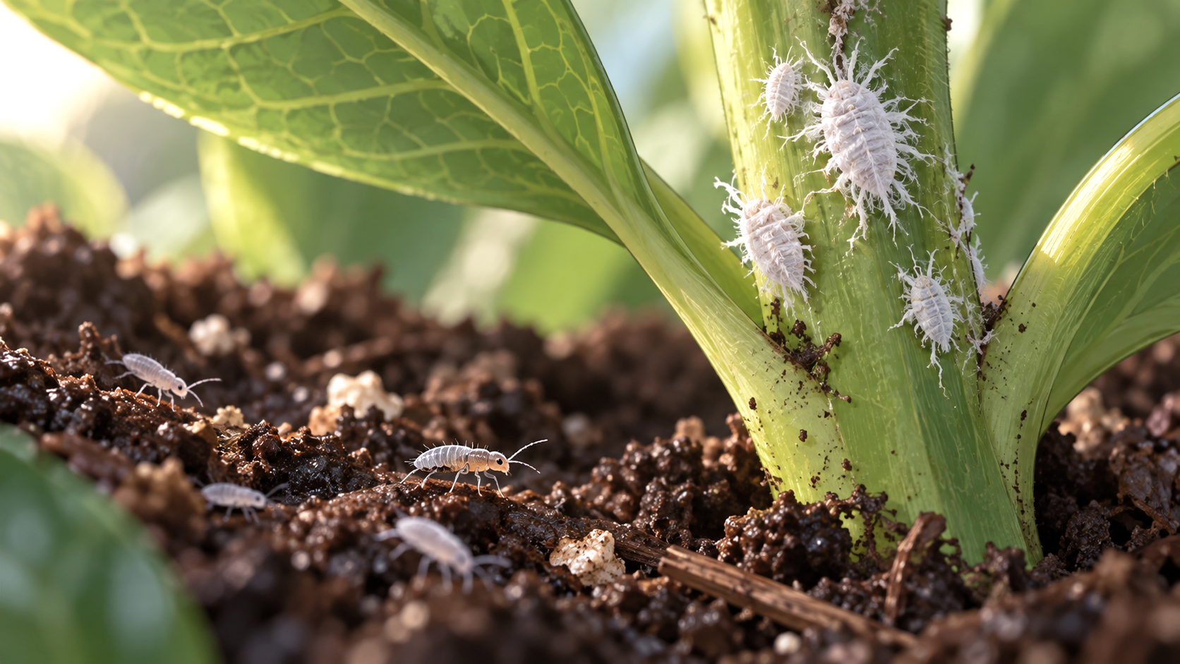 Springtails vs. Mealybugs: How to Tell Them Apart
