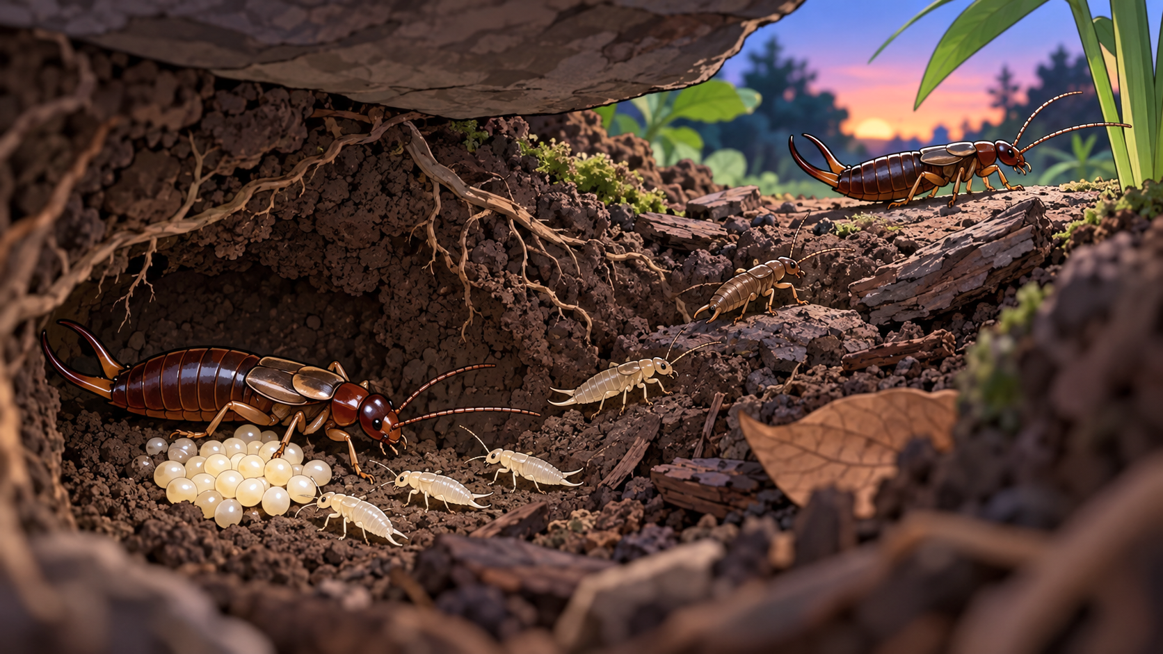 The Earwig Life Cycle: Egg to Adult