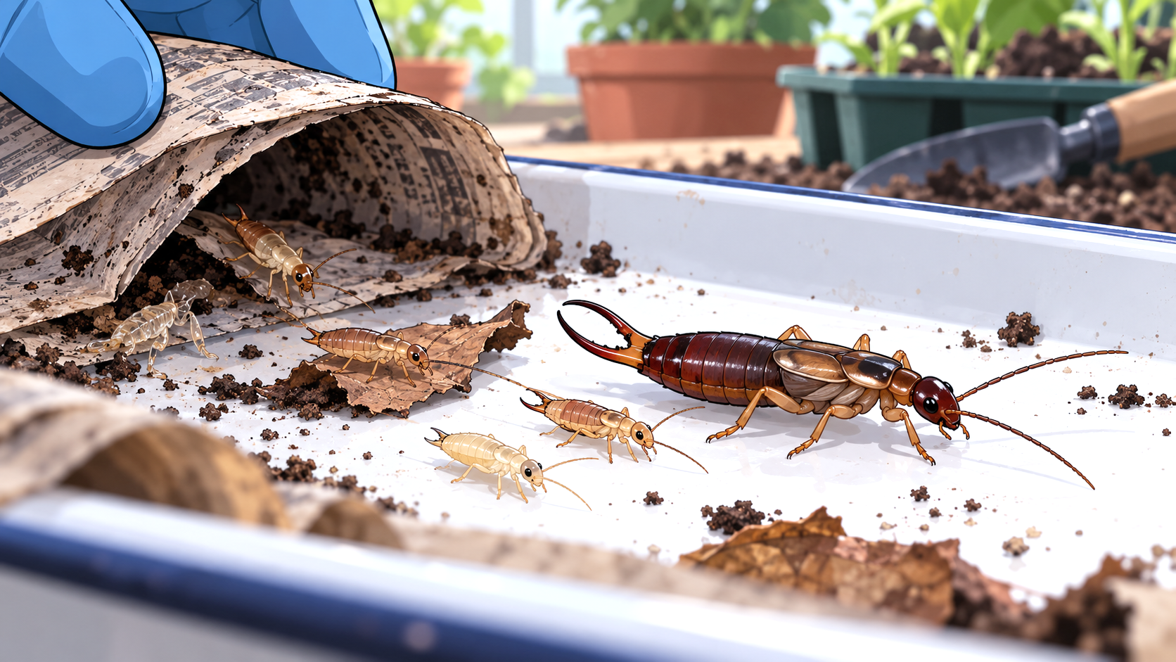 What Do Baby Earwigs (Nymphs) Look Like?