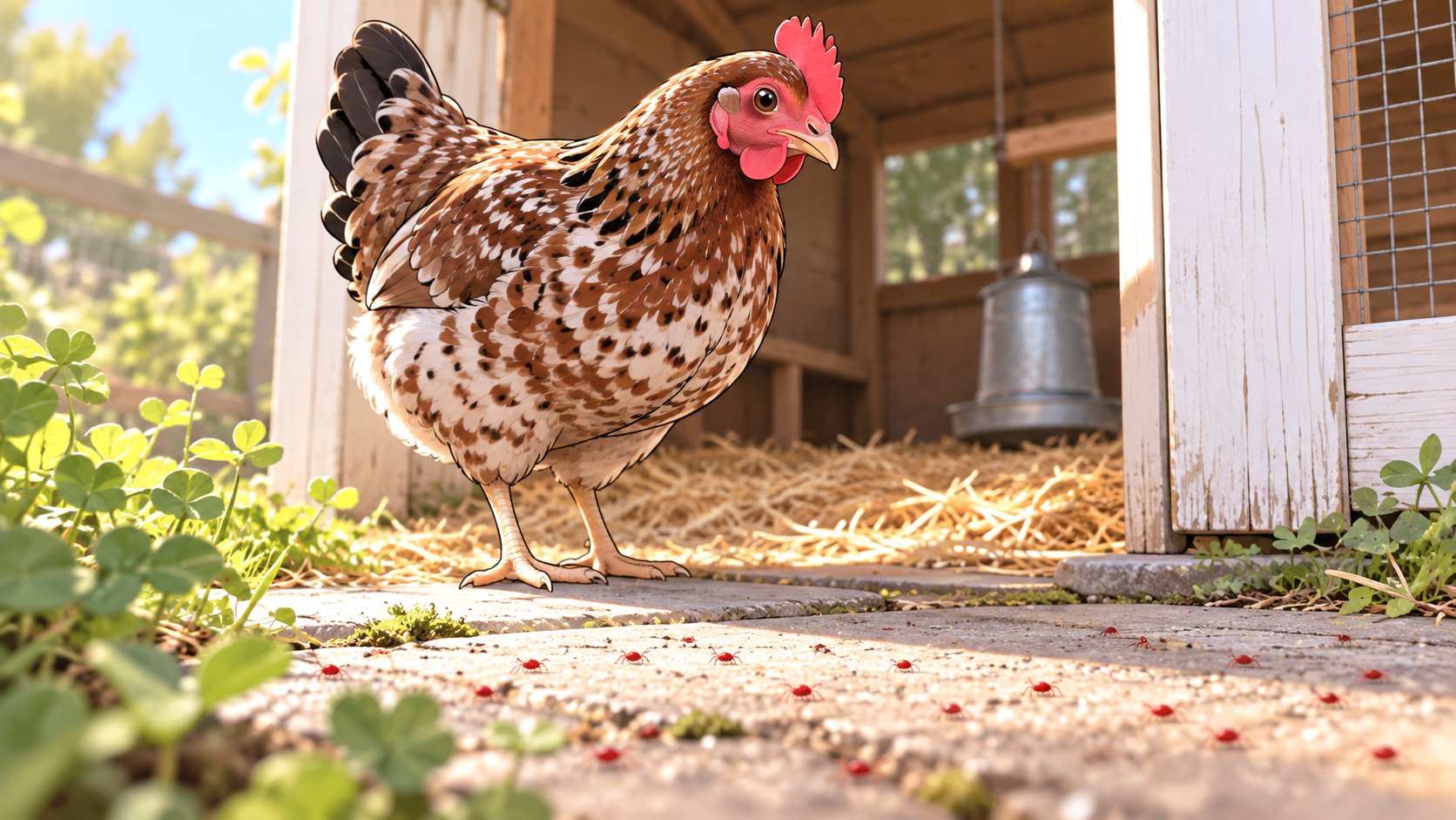 Are Clover Mites Harmful to Chickens?