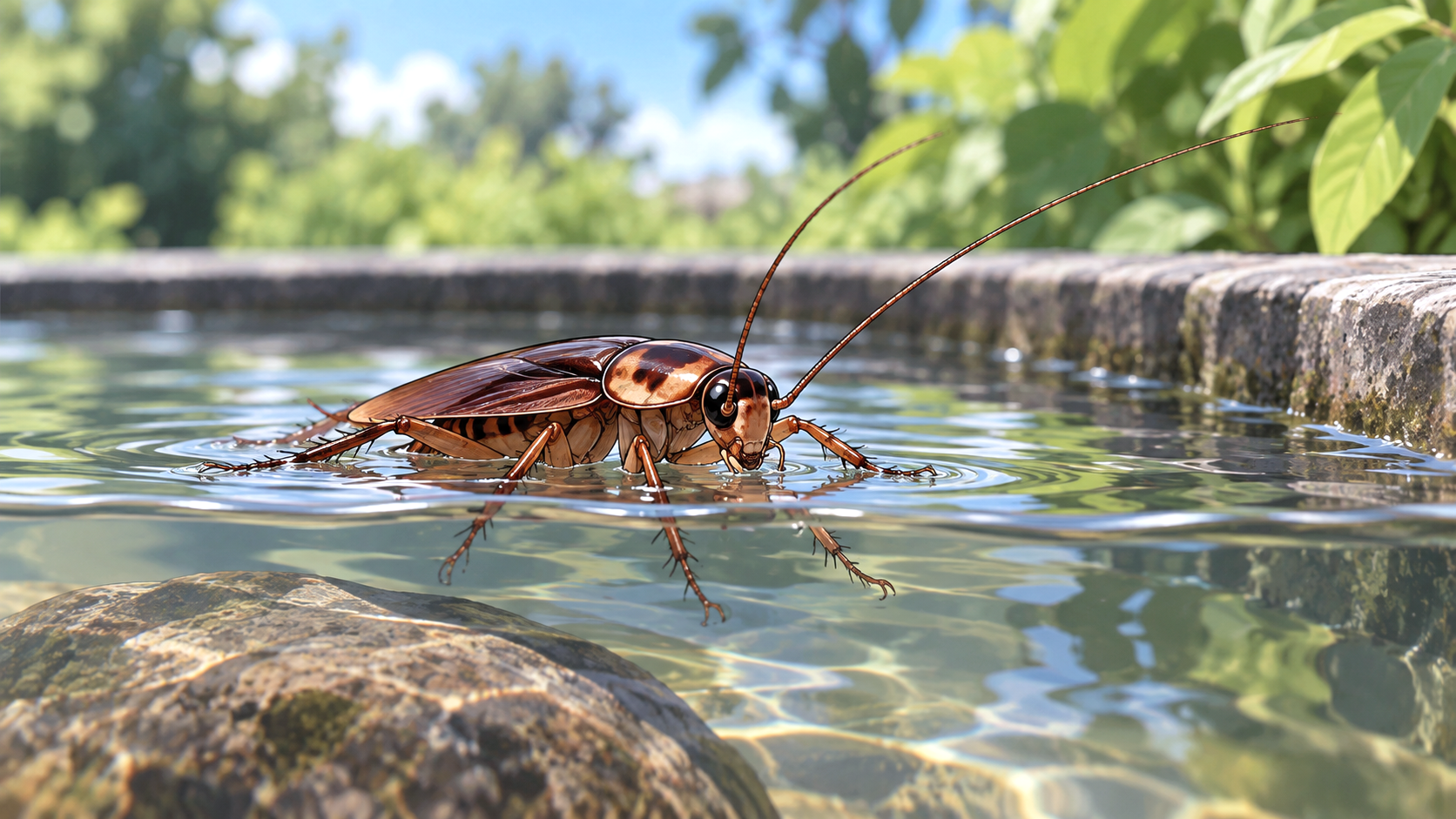 Can Cockroaches Swim?