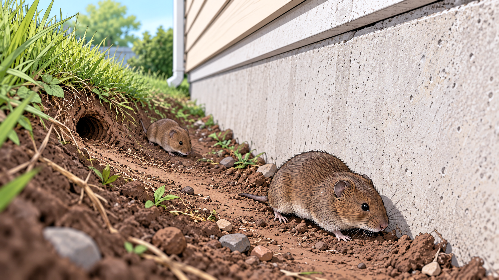Can Voles Damage Your House’s Foundation, or Cause Sinkholes?