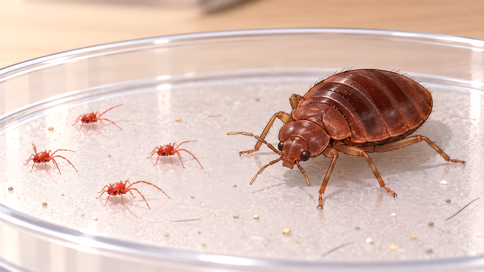 Clover Mites vs. Bed Bugs