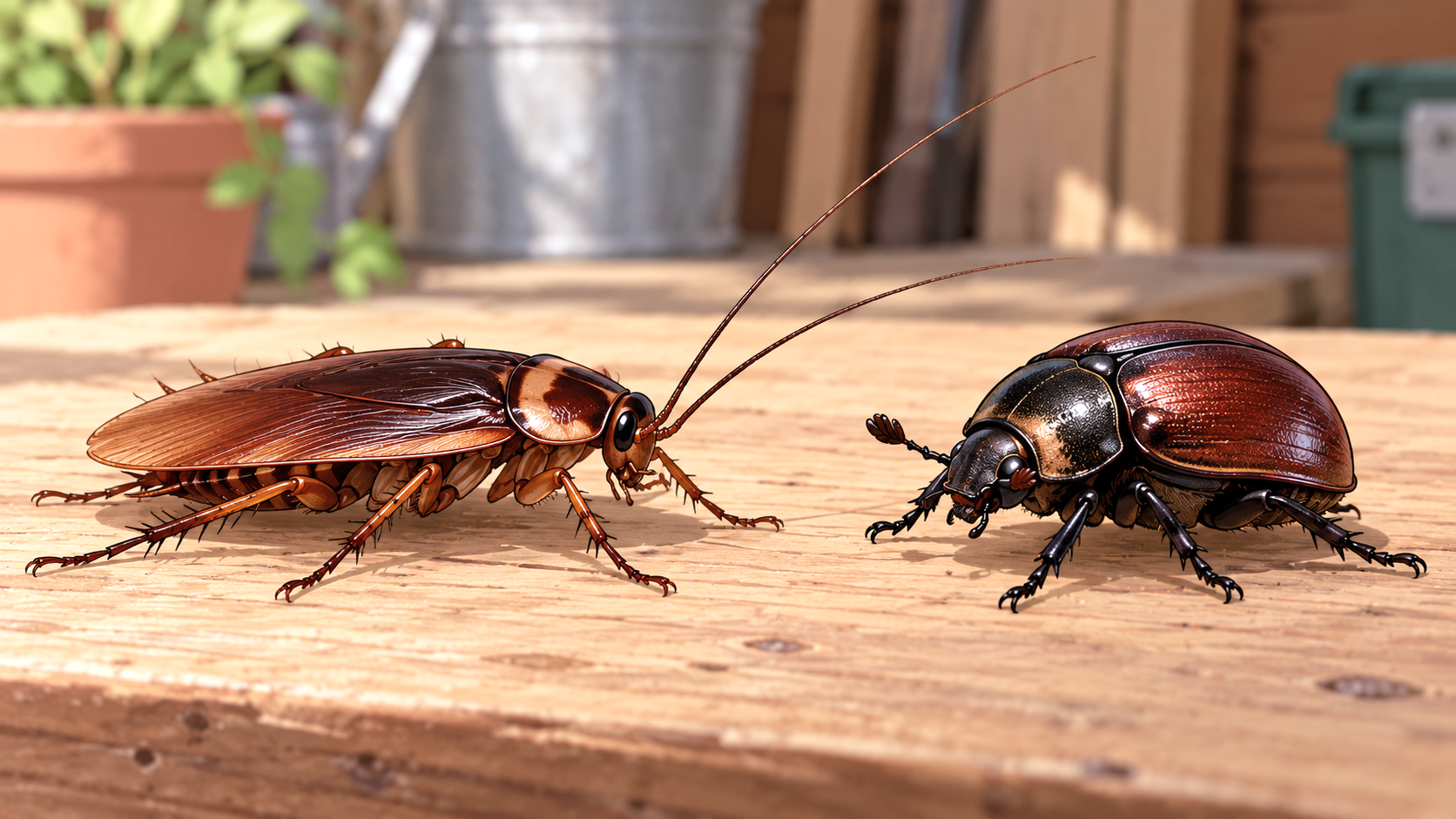 Cockroach vs. Beetle: How to Tell Them Apart