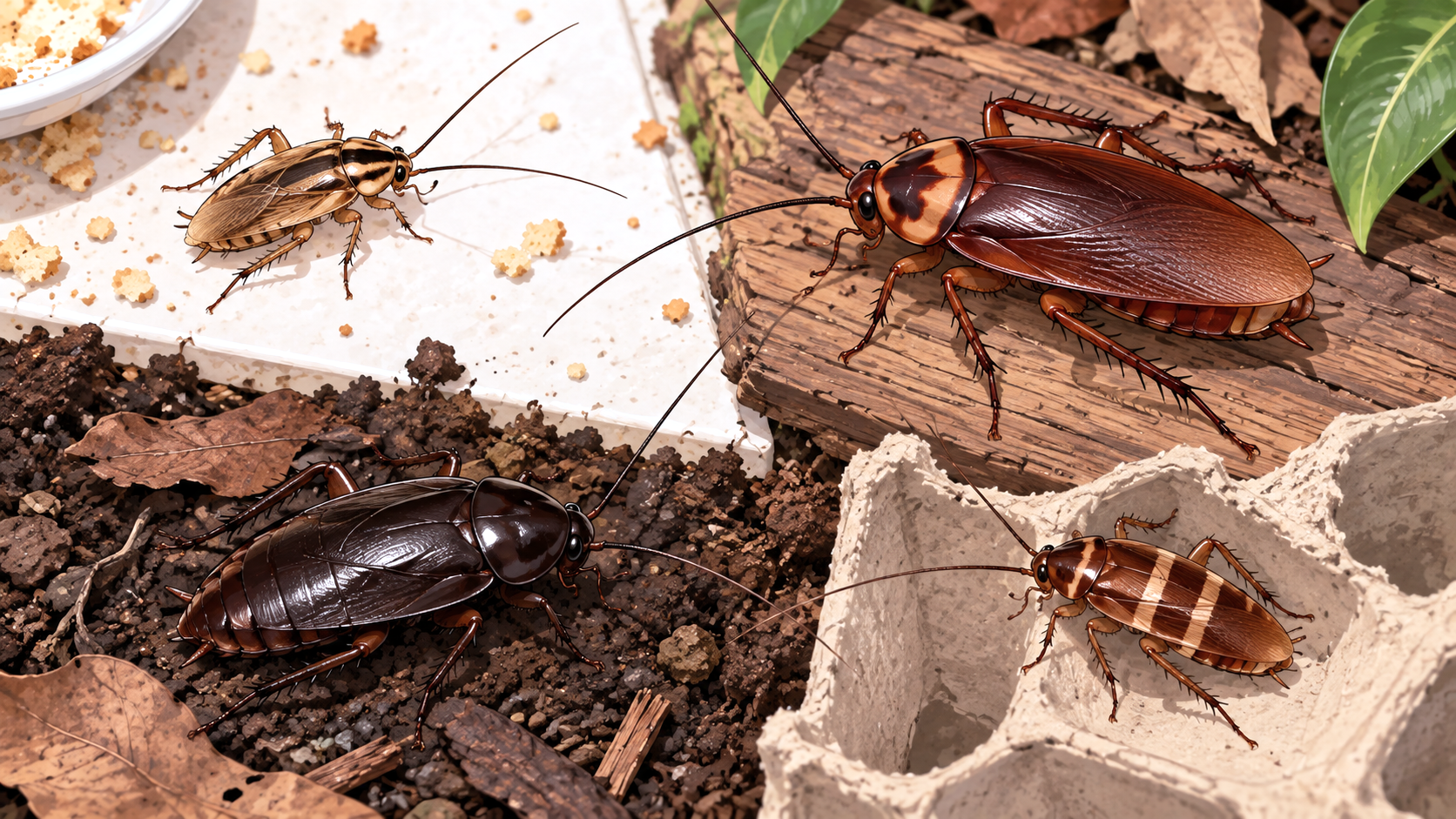 The Different Types of Cockroaches