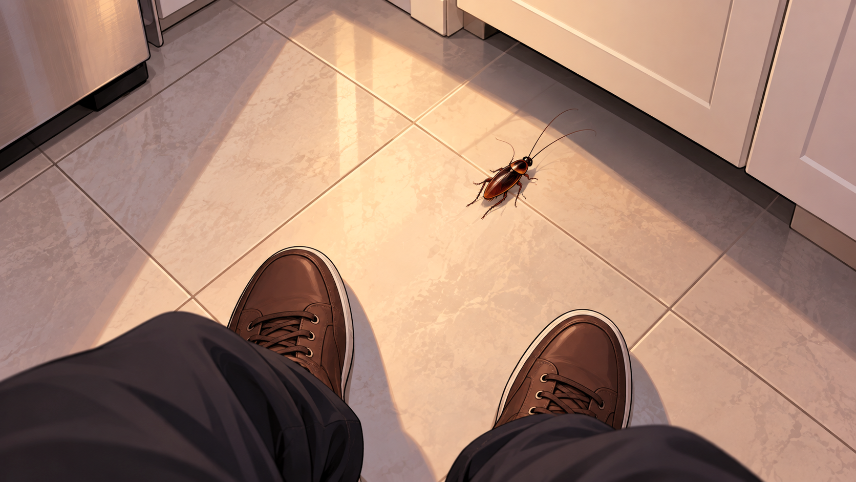 Why Do Cockroaches Run Toward You?